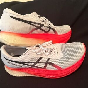 Asics Metaspeed Sky White and Red Sneakers